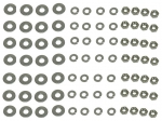 E10935 NUT AND WASHER SET-GRILLE MOLDING-84 PIECE-58-62