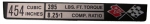 E1793 PLATE-ENGINE DATA-CONSOLE-LS-4 454-73-74