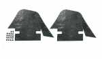 E19156 DUST SHIELD KIT-INNER FENDER-SKIRT TO A FRAME-WITH PLASTIC FASTENERS-69-82 SEE PART NUMBER E3290