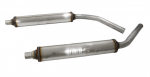 Click Here For Full Product Info E19760 MUFFLER-MAGNAFLOW-STAINLESS STEEL-2 INCH-ROUND-PAIR-56-62