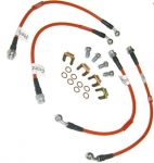 E22175 HOSE-BRAKE-STAINLESS-STEEL-BRAIDED-SET-IN COLOR-USA-97-04
