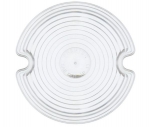 E22413 LENS-PARKING LIGHT-CLEAR-PLASTIC-EACH-53-62