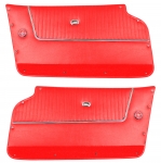 E7206 PANEL-DELUXE-WITH ARM REST COVERS-COUPE-PAIR-63-64