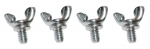 Click Here For Full Product Info E1940 WING NUT SET-IGNITION SHIELD-CHROME-4 PIECE-56-82