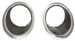 Click Here For Full Product Info EC575 TEMPORARILY DISCONTINUED BEZEL-EXHAUST-STAINLESS STEEL-PAIR-64-65