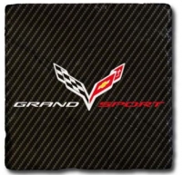 E22869 7TH GENERATION CORVETTE STONE  TILE COASTER-53-19